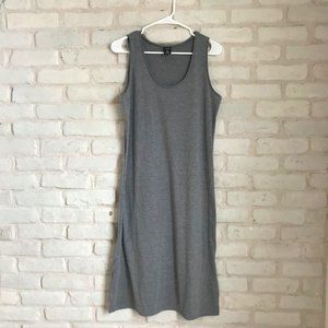 City Strats Gray Sleeveless Dress M